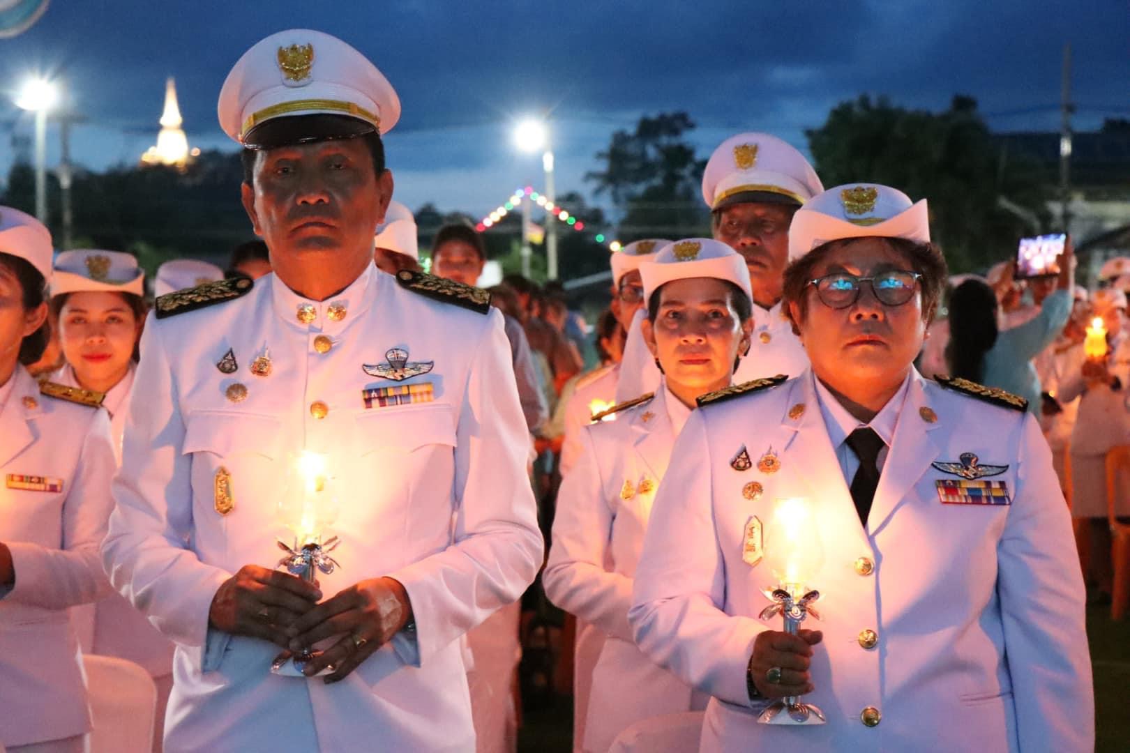 พิธีถวายเครื่องราชสักการะและวางพานพุ่ม และพิธีจุดเทียนถวายพระพรชัยมงคล เนื่องในโอกาสวันเฉลิมพระชนมพรรษา 12 สิงหาคม 2567 ณ สนามพระกิตติมงคลพิพัฒน์